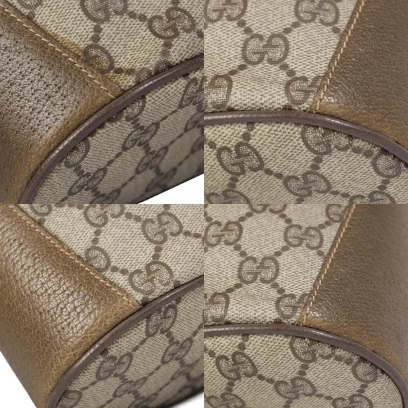 GUCCI Vintage Sherry Line GG Web Drawstring Shoulder Bag - Picture 11 of 15